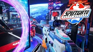 EPIC NEW FPS GAME!! (Splitgate: Arena Warfare)