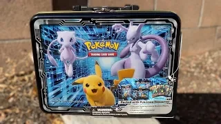 Opening *NEW* Exclusive Mewtwo Strikes Back Evolution Tin w/ RARE POKEMON CARDS INSIDE!