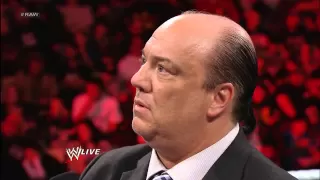 Mr. McMahon tells Paul Heyman they're going to fight next week on Raw: Raw, Feb. 18, 2013