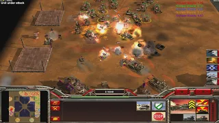 CHINA Tank - Command & Conquer Generals Zero Hour - 2 v 2 v 2 v 2 HARD Gameplay