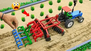 homemade mini diy tractor front hydraulic angle grader blade machine science project @sanocreator