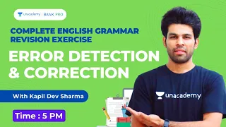 Error Detection & Correction | Day 2 | SBI/IBPS Clerk Mains 2021 | Kapil Dev Sharma