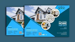 Design Real Estate Flyer _Photoshop Tutorial#edit #photoshop