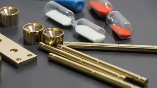how to make  Hourglass with Brass