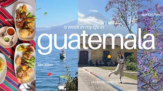 Guatemala Vlog ☀️ visiting Antigua, Lake Atitlan, hiking Volcan Pacaya, What to Eat. traveling