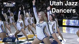 Utah Jazz Dancers - NBA Dancers - 1/25/2020 dance performance -- Jazz vs Mavericks
