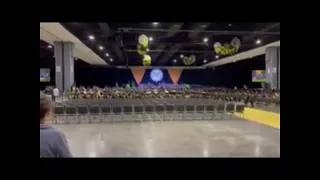 VCU students walk out at graduation