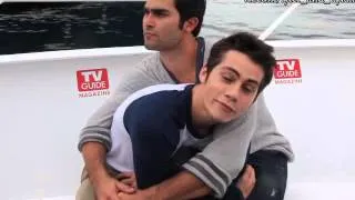 Dylan O'Brien and Tyler Hoechlin Get Freaky On Boat2