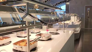 LAX: Los Angeles American Airlines Flagship Lounge walkthrough