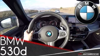 BMW 530d xDrive Touring G31 POV Test Drive + Acceleration 0 - 200 km/h + Autobahn SPEED