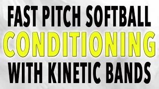 Fastpitch Softball Speed Agility and conditioning with resistance bands - Kinetic Bands