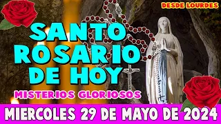SANTO ROSARIO desde Lourdes en Español de hoy 29 de mayo de 2024 │Misterios Gloriosos