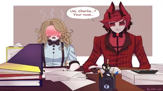 (Hazbin Hotel Comic Dub) Alastor the Boyfriend (Charlastor Ship/Comedy)