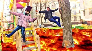 ЕВА Устроила ЧЕЛЛЕНЕДЖ ПОЛ ЭТО ЛАВА или Floor is lava Chellenge