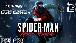 Spider-Man Miles Morales Новая Игра + на Невероятной Сложности PS4pro Прохождение #2