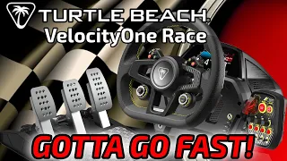 Turtle Beach VelocityOne Race Steering Wheel Unboxing Review and Racing