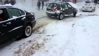 Duster versus Bmw