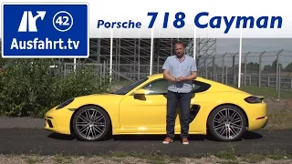 2016 Porsche 718 Cayman - Fahrbericht der Probefahrt, Test, Review Ausfahrt.tv