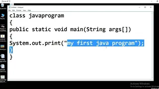 how to compile and execute java program