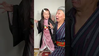 【鬼滅の刃】#shorts #funny #family #demonslayer #cosplay #nezuko