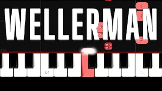 Nathan Evans - Wellerman - Easy Beginner Piano Tutorial