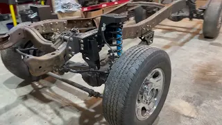 1978 F250 4wd Frame with Super Duty Coil Spring Front End and 2017 Rear Springs