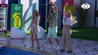 Festë në Pishinë/ Luizi,Kiara dhe Olta kërcejnë bashkë - Big Brother Albania Vip 2