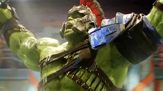 "He is a Friend From Work" - Thor vs Hulk - Thor: Ragnarok (2017) Movie Clip HD