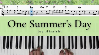 One Summer's Day - Joe Hisaishi | Piano Tutorial (EASY) | WITH Music Sheet | JCMS