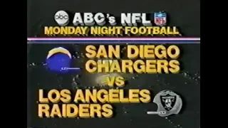 1982 Week 3 MNF - Chargers vs Raiders