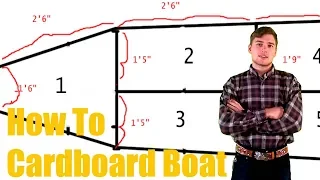 How to Make a Cardboard boat - That Wins!!