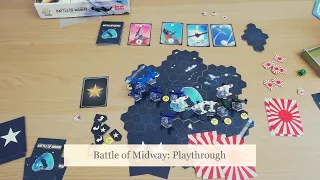 Battle of Midway (Cobi Toys/Bored Games) - Playthrough - Diagonal Move