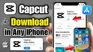 capcut download in iphone | how to download capcut in iphone | iphone me capcut kaise download kare