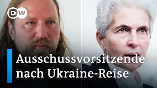 Reise in die Ukraine: Hofreiter und Strack-Zimmermann im Interview | DW Nachrichten