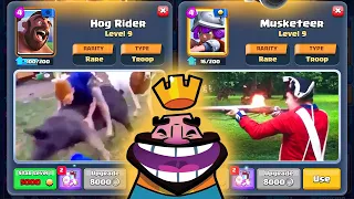 Clash Royale cards in real life