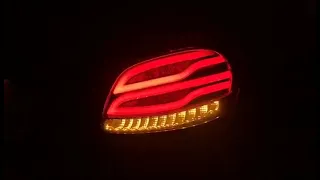 WH119-1 Peugeot 206 1998 - 2004 ( 2 Door ) Led + Light Bar Tail Lamp With Signal Running (Red)