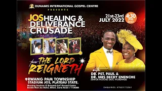 JOS HEALING AND DELIVERANCE CRUSADE( DAY 3 MORNING SESSION). 23-07-2022