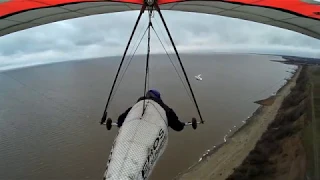Ilmen lake hang gliding (full version) / Полёт на дельтаплане на озере Ильмень (д. Коростынь)