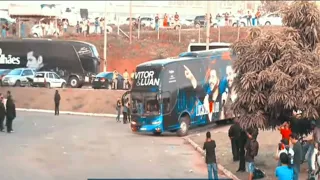 CORTEJO DE ÔNIBUS DE CANTORES SERTANEJO A HOMENAGEM A MARÍLIA MENDONÇA 🥺