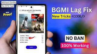 Hidden Settings UNLOCK 90FPS & 144Hz in BGMI 2024! It's FREE & No BAN