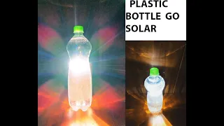 Solar Bottle Lamps: Water + Bleach = Light