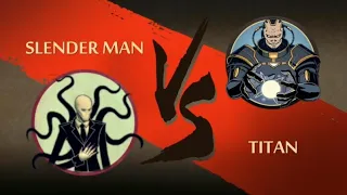 Shadow Fight 2 Slender man vs Titan Most Crazy