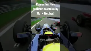 Mark Webber making a amazing overtake at o rouge. #shorts #f1 #youtubeshorts #fyp #viral #formula1