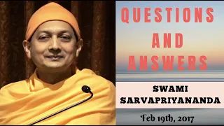 Ask Swami with Swami Sarvapriyananda | February 19th, 2017