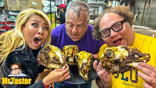 Most Extreme Taco in The World, Sheep’s Head Taco at Texcoco, in USA