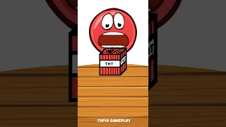 ASMR TNT EATING with RED BALL 4 MUKBANG ANIMATION #Shorts