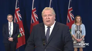 Ontario COVID-19 update: Premier Doug Ford on province's new testing strategy – May 29, 2020