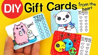 How to Make Gift Cards from the Heart - Fun DIY Holiday Craft