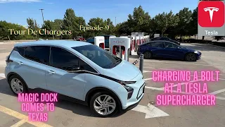 Tour De Chargers Part 9   Tesla Supercharger with Magic Dock