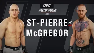 Georges St-Pierre VS Conor McGregor (UFC 3 CPU VS CPU)